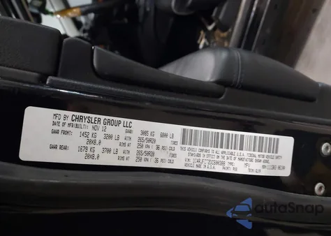 2013 Jeep Grand Cherokee Overland из США, поврежденный, VIN 1C4RJFCT2DC600388